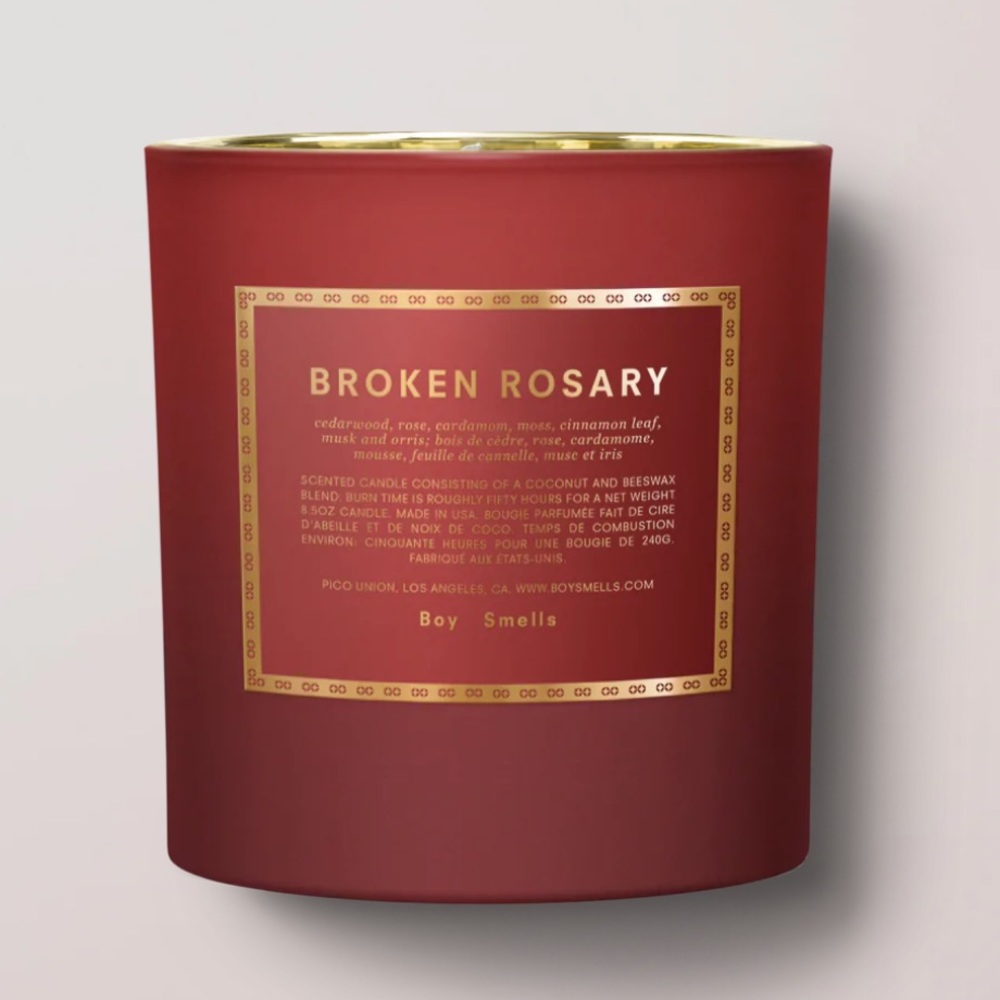 BOY SMELLS BROKEN ROSARY CANDLE
